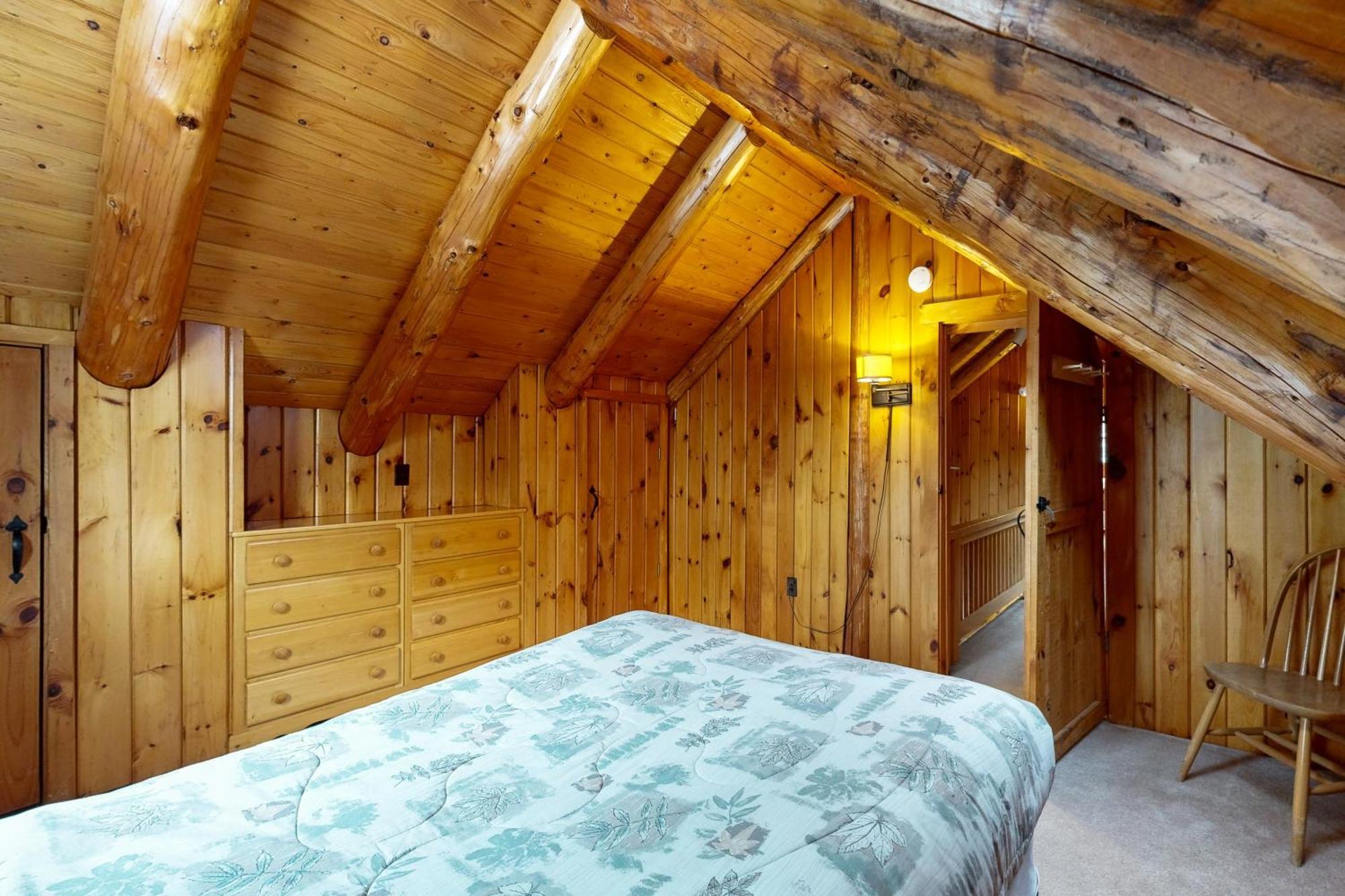Twin View Log Home Carroll Exterior photo